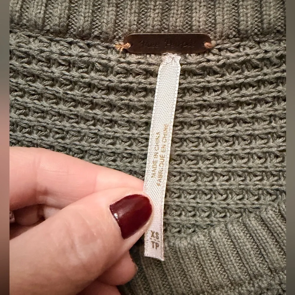 FREE PEOPLE 'Moonshine V' Oversized Cold Shoulder Sweater - Picture 3 of 7